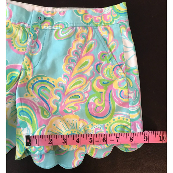 Lilly Pulitzer Shorely Blue Double Trouble Buttercup Shorts - Picture 9 of 12